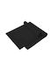 vidaXL Black Gym Towel 140x70cm