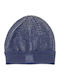 Beanie Unisex Beanie Gestrickt in Blau Farbe