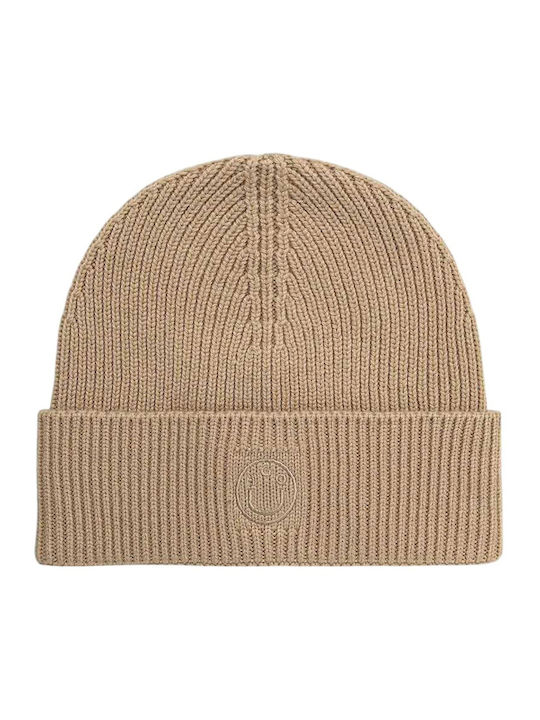 Beanie Γυναικείος Σκούφος Πλεκτός σε Μπεζ χρώμα