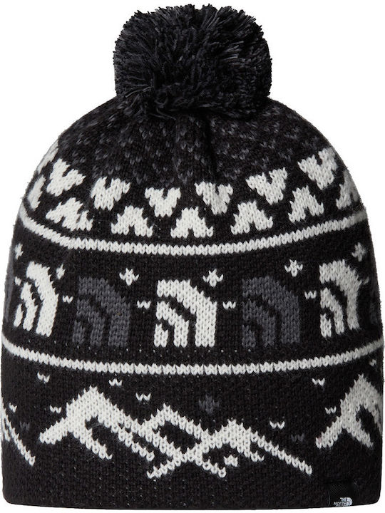 Cabin Beanie Unisex Beanie Knitted in Black color