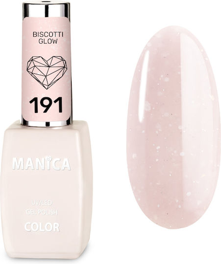 Manica Glossy Βερνίκι Νυχιών Μακράς Διαρκείας Biscotti Glow - 191 10ml