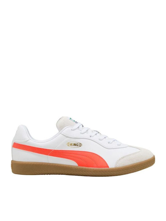 PUMA King 21 Футболни Обувки Зала Бели
