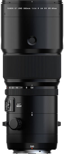 Fujifilm Camera Lens GF 500mm f/5.6 R LM OIS WR Fixed for Fujifilm G Mount Black
