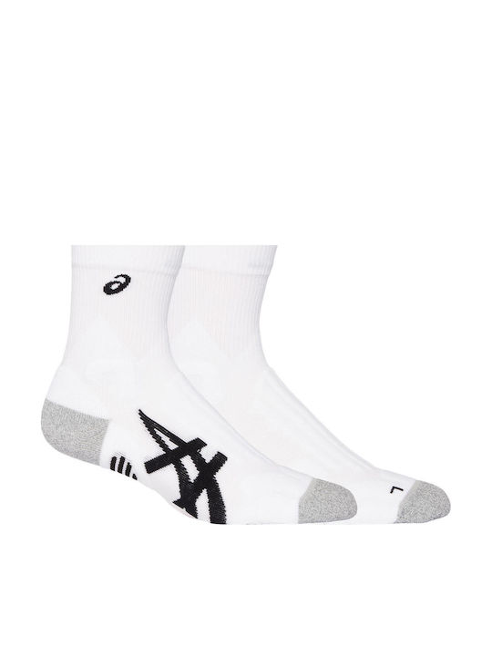 ASICS Court+ Κάλτσες για Τέννις Λευκές 1 Ζεύγος