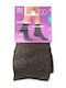 Pompea Damen Socken Black/Gold 1Pack