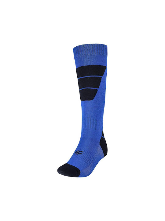 4F Ski & Snowboard Socks Blue 1 Pair