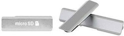 Κάλυμμα Θύρας Σετ 3 Τεμάχια Plastic Flap Covers Set Sony Xperia Z Ασημί Κάλυμμα Θύρας Σετ 3 Τεμάχια Plastic Flap Covers Set Sony Xperia Z Ασημί