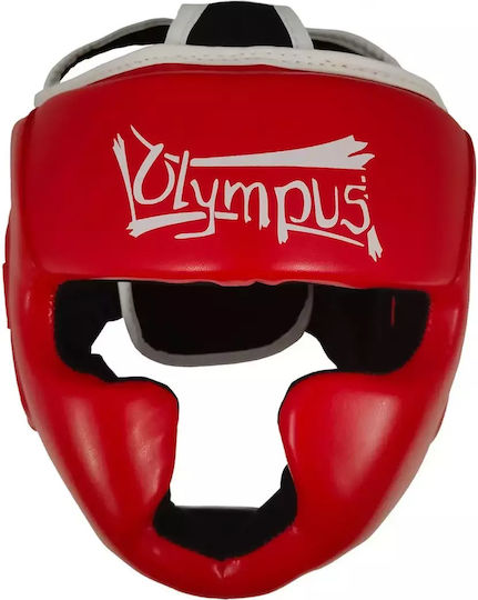 Olympus Sport Kids Full Face Boxing Headgear Red