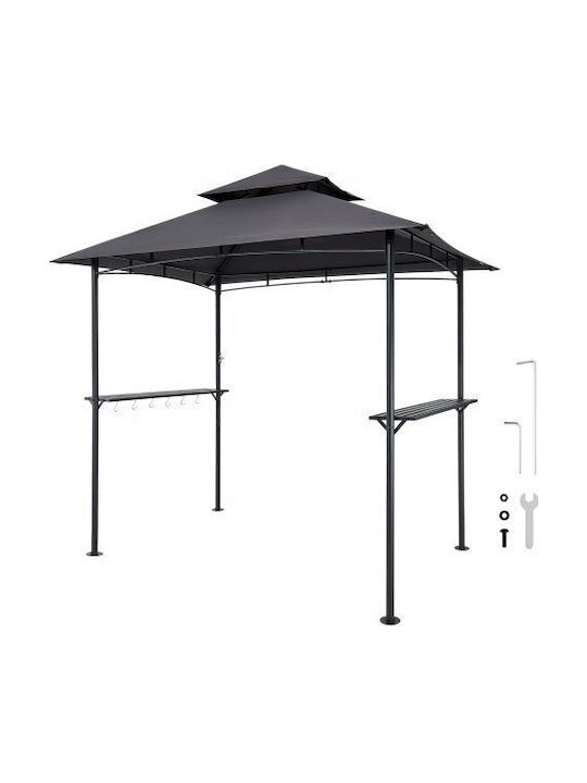 Vevor Gazebo Garten Rosa 2.43x1.5m