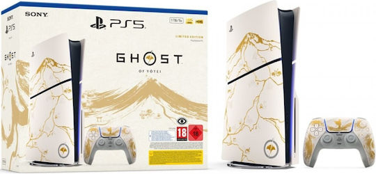 Sony PlayStation 5 Slim 1TB Ghost of Yotei Limited Edition (Official Bundle)