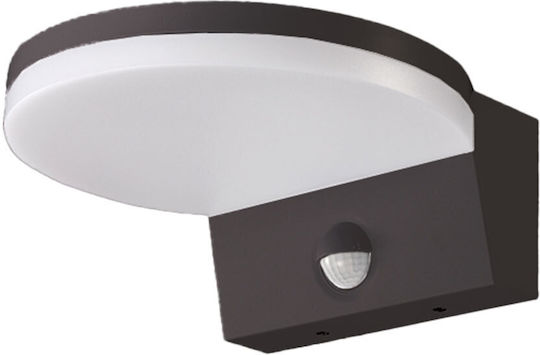 Elmark Lamp Wall with Integrated LED Black