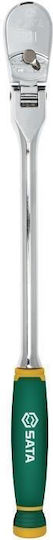 Sata Dublu Chei cu clichet Reglabil 72 Dinti cu Patrat 3/8" Lungime 17.5cm.