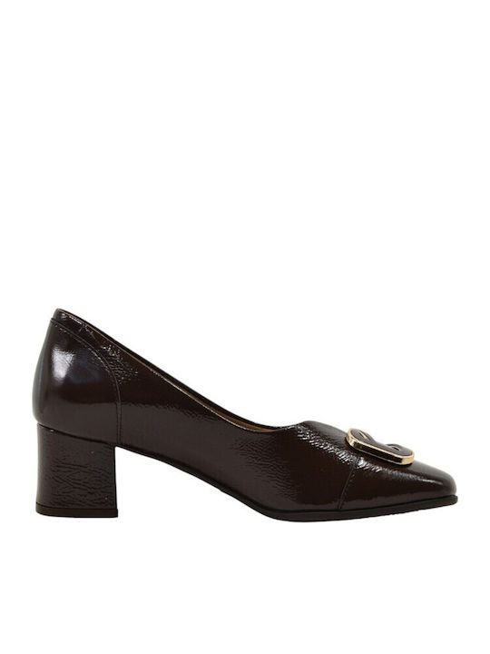 Ragazza Leder Pumps Braun