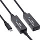 Inline Active USB 3.2 Gen1 Verlängerungskabel T-m 15m Inline Il35656c