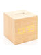 Evelatus Tabletop Digital Wooden Yellow Clock
