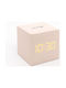 Evelatus Tabletop Digital Clock Wooden White EMC02WH