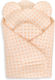 Doll's Blanket Bear Pillow Mini Peach Rosette