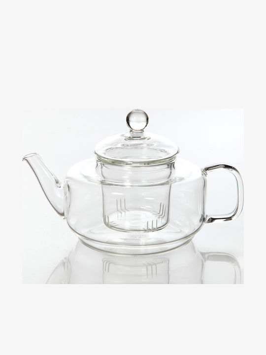 Madras Ts-600 Teapot with Filter Glass Transpar...