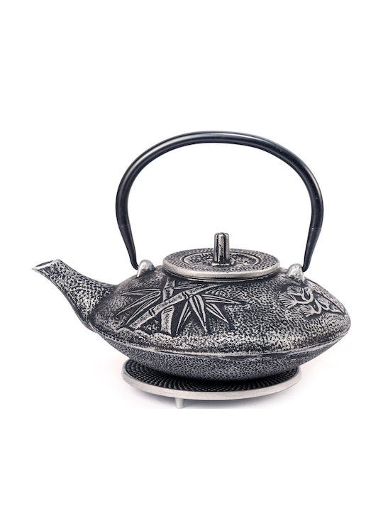 Madras Teekanne Gusseisen Silber 1140ml