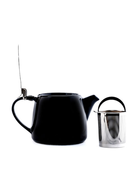 Madras Teapot Porcelain Black 500ml