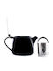 Madras Teapot Porcelain Black 500ml