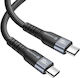 Swissten 5a Thunderbolt 4.0 Cable Usb-c To Usb-c Transfer 240w 50cm Black