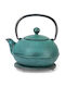Madras Teapot Cast Iron Turquoise 900ml