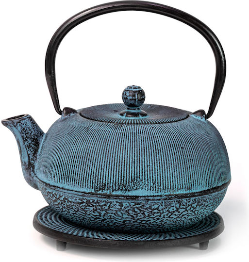 Madras Teekanne Gusseisen Blau 695ml
