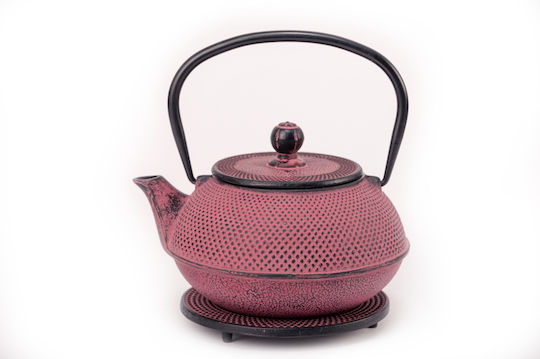 Madras Teapot Cast Iron Pink 900ml