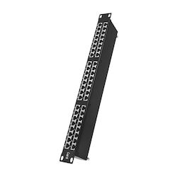 Patch Panel Cat6 48 Ports 1U Power On PP-C6-F48 FTP Patch Panel Cat6 48 Ports 1U Power On PP-C6-F48 FTP