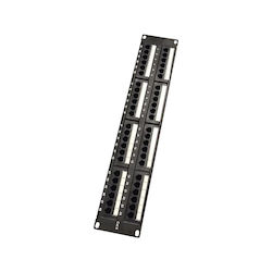 Patch Panel Cat6 48 Θέσεων 2u Power On Pp-c6-u48 Utp Βάση Στήριξης Patch Panel Cat6 48 Θέσεων 2u Power On Pp-c6-u48 Utp Βάση Στήριξης