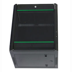Power On 050187 Wandmontierter 12U Rack-Schrank