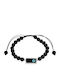 Ekan Herren Armband mit Design Auge aus Weißgold 14K