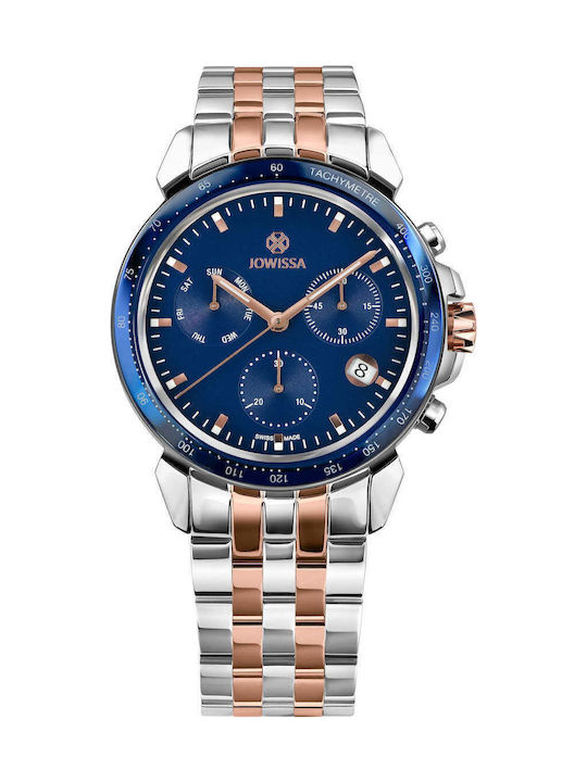 Jowissa Lewy Herrenuhr Batterie mit Silber Metallarmband