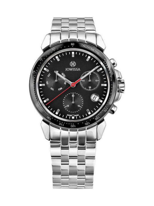 Jowissa Lewy Herrenuhr Batterie mit Silber Metallarmband
