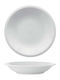 Saturnia Deep Porcelain Serving Plate White with Diameter 21cm 6 Pieces