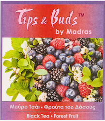 Tips & Buds Φρούτα Δάσους Μαύρο Τσάι 10 Φακελάκια
