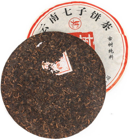 Black Pu-erh Cake Yunnan Черен Чай Китай Champion 50гр