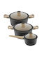 Pal Set de oale din aluminiu turnat cu strat antiaderent 901277 3buc