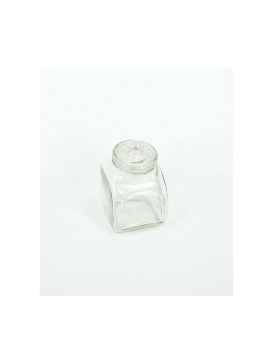 Lampiris Interiors General Use Glass Jar with Lid Transparent 1 Piece