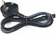 WS Xtreme Power IEC C5 - Cable 1.8m Μαύρο ADR00289