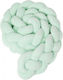 Palamaiki Crib Bumpers Braided Inside Aqua 20x220cm