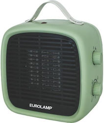 Eurolamp Κεραμικό Αερόθερμο Δωματίου Δαπέδου Πράσινο 1200W