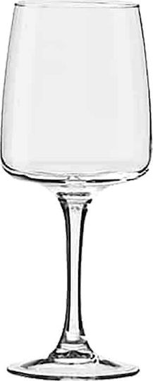 Vicrila Set of Glasses White Wine / Champagne made of Glass in Red Color Stemmed 6pcs