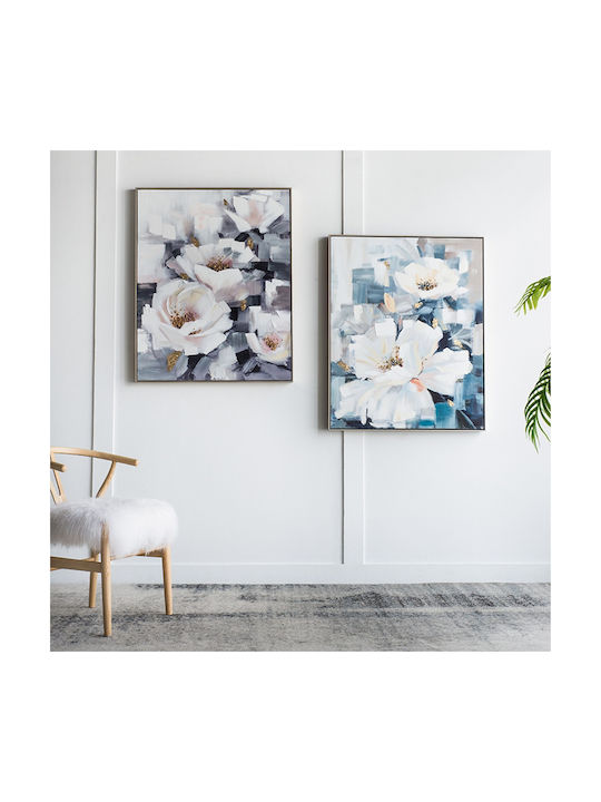 Artekko Glitter Multicolored Mdf Canvas Painting Frame 82x5.2x102 Cm 82cm X 5.2cm X 102cm