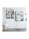 Artekko Glitter Multicolored Mdf Canvas Painting Frame 82x5.2x102 Cm 82cm X 5.2cm X 102cm