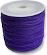 Macrame Laces Purple 1mm 72m