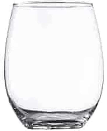 Vicrila Set of Glasses for White and Red Wine made of Glass in Red Color 6pcs