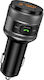 Techsuit FM-Transmitter Volttune MFM1 Dual-USB QC3.0 MP3-Player Funktion Bluetooth Schwarz