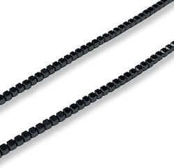 Bloodstone Bead Black 2.5*2.5mm 2 Pieces